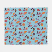 Valentinisches Muster Fleecedecke (Vorderseite (Horizontal))