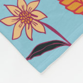 Valentinisches Muster Fleecedecke (Ecke)