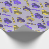 Valentinisches Muster Geschenkpapier (Ecke)