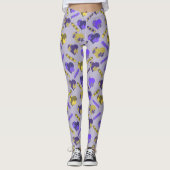 Valentinisches Muster Leggings (Vorderseite)
