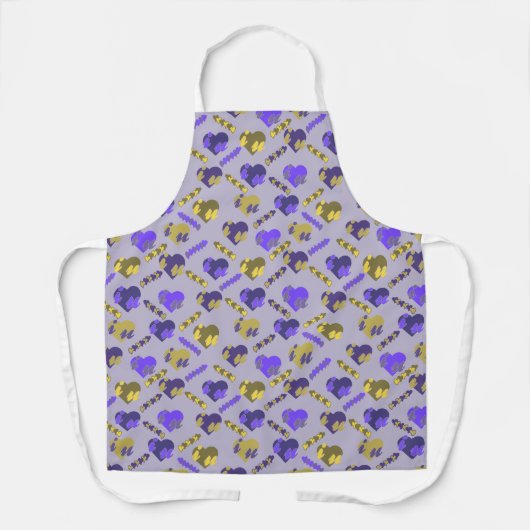 Valentinisches Muster Schürze (Vorderseite)