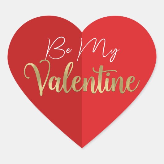 Valentinisches Party des Roten Herzens Herz-Aufkleber (Vorderseite)