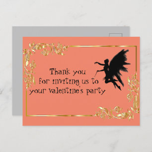 Valentinisches Party Postkarte