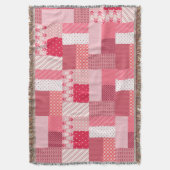 Valentinisches Patchwork Decke (Vorderseite Vertikal)