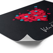 Valentinisches Poster (Ecke)