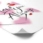 Valentinisches Poster (Ecke)