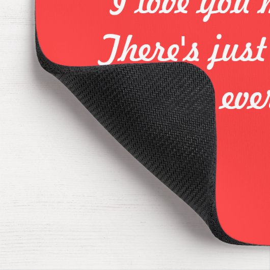 Valentinisches Tagesgedicht Mousepad (Ecke)