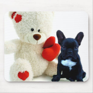 Valentinisches Welpenmousepad Mousepad