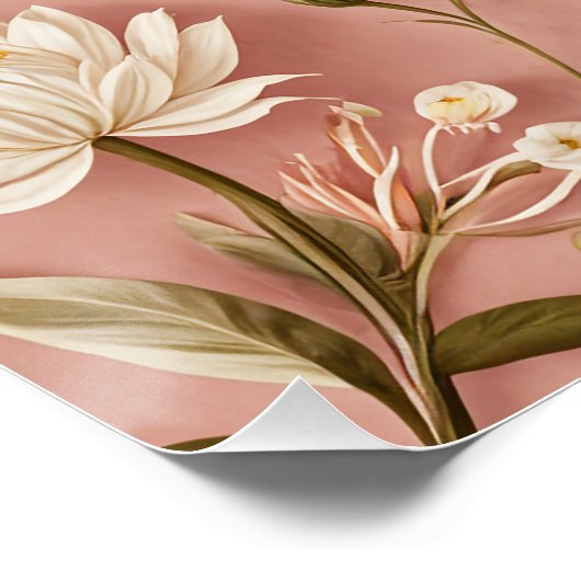 Valentinismus Blüte Poster (Ecke)