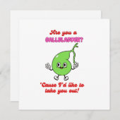 Valentinkarte der Gallenblase Feiertagskarte (Vorne/Hinten)