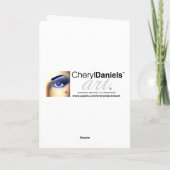 Valentinkarte der neuen Liebe Feiertagskarte (Rückseite)