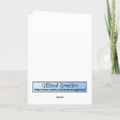 Valentinkarte Feiertagskarte (Rückseite)