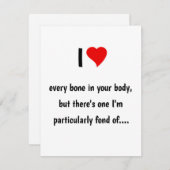 Valentinkarte Feiertagskarte (Vorne/Hinten)