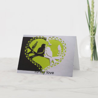 Valentinkarte Feiertagskarte