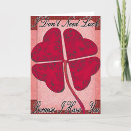 Valentinkarte Feiertagskarte