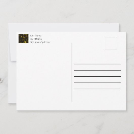 Valentinkarte für Glamour und Glitz Ankündigung (Rückseite)