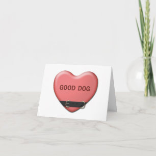 Valentinkarte "Guter Hund" Feiertagskarte