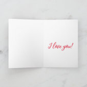 Valentinkarte im Funky-Pop-Stil Karte (Innenseite)