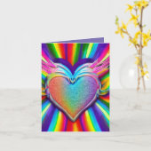 Valentinkarte Karte (Gelbe Blume)