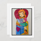 Valentinkarte Mitteilungskarte (Vorne/Hinten)