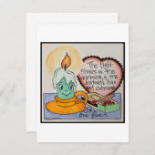 Valentinkarte Mitteilungskarte (Vorne/Hinten)