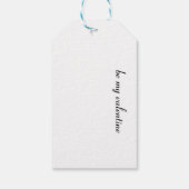 Valentinkatze Geschenkanhänger (Rückseite)