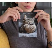 Valentinkatze Postkarte
