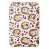 Valentinkomischer Igel Badematte (Vorderseite Vertikal)