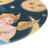 Valentinkuppe, Mond: nahtloses Muster Schneidebrett (Ecke)