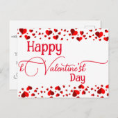 Valentinmassage Postkarte (Vorne/Hinten)