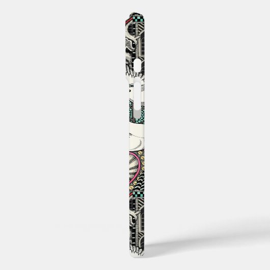 Valentinmaximalismus im Dunkeln Case-Mate iPhone Hülle (Rückseite / Links)