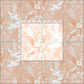 Valentinmaximalismus pfirsichweiß stoff (Kachel)