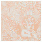 Valentinmaximalismus pfirsichweiß stoff (Nahaufnahme)