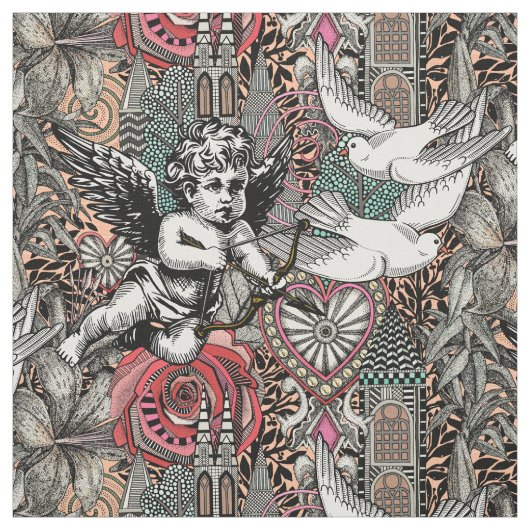 Valentinmaximalismus Stoff (Muster)