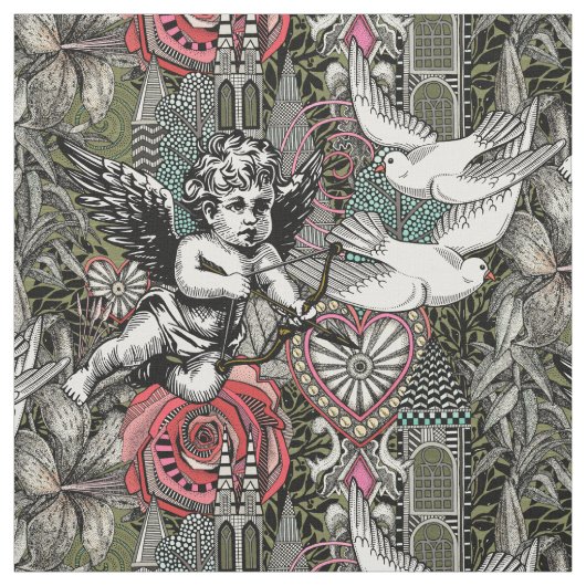 Valentinmaximalismus Stoff (Muster)