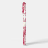 Valentinmaximalismus viva magenta halbe Perle Case-Mate iPhone Hülle (Rückseite / Links)