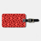 Valentinmuster Gepäckanhänger (Vorderseite horizontal)