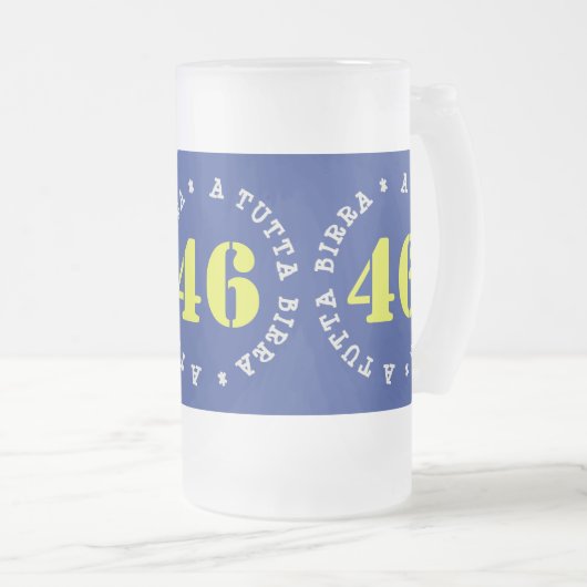 VALENTINO A TUTTA BIRRA - CARAFFA - MATTGLAS BIERGLAS (VorderseiteRechts)