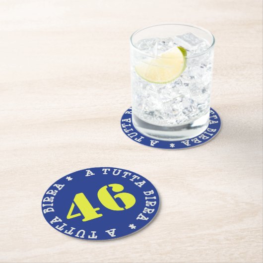 VALENTINO A TUTTA BIRRA - SOTTOBICCHIERI - RUNDER PAPPUNTERSETZER (Vor Ort)