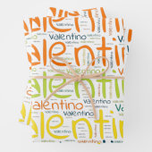 Valentino Geschenkpapier Set (Beispiel)