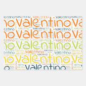 Valentino Geschenkpapier Set (Vorderseite)