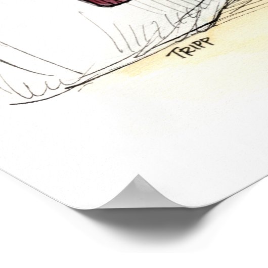 Valentino Mouse Poster (Ecke)