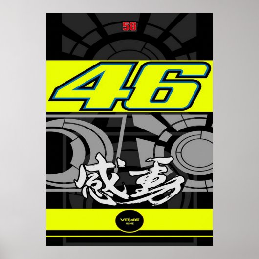 valentino rossi, moto gp legend, the doctor 46, poster (Vorne)