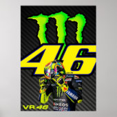 valentino rossi, moto gp legend, the doctor 46, poster (Vorne)