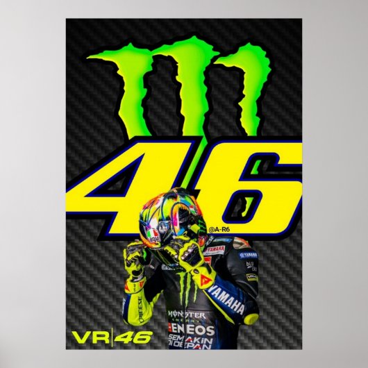 valentino rossi, moto gp legend, the doctor 46, poster (Vorne)