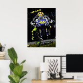 valentino rossi, moto gp legend, the doctor 46, poster (Heimbüro)