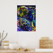 valentino rossi, moto gp legend,    the doctor 46, poster (Küche)