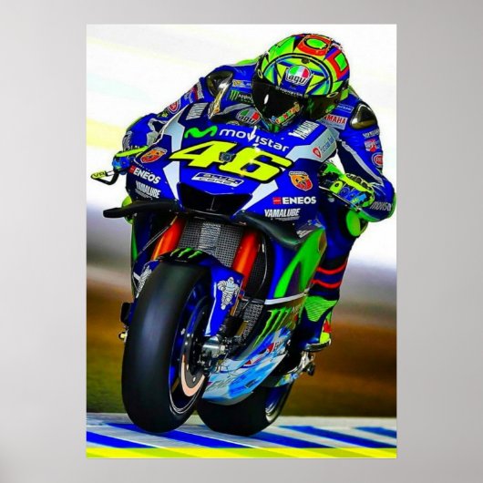 valentino rossi, moto gp legend, the doctor 46, poster (Vorne)