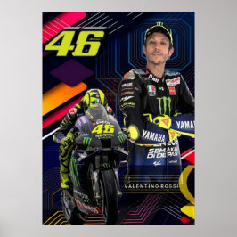 valentino rossi, moto gp legend,    the doctor 46, poster