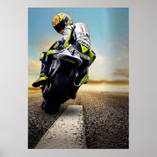 Valentino Rossi, Moto GP Legende, der Doktor 46, Poster